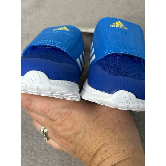 Adidas Eq21 Run 2.0 Shoes Royal Blue Infant Size 5k Gz1801 Strap - Picture 5 of 7